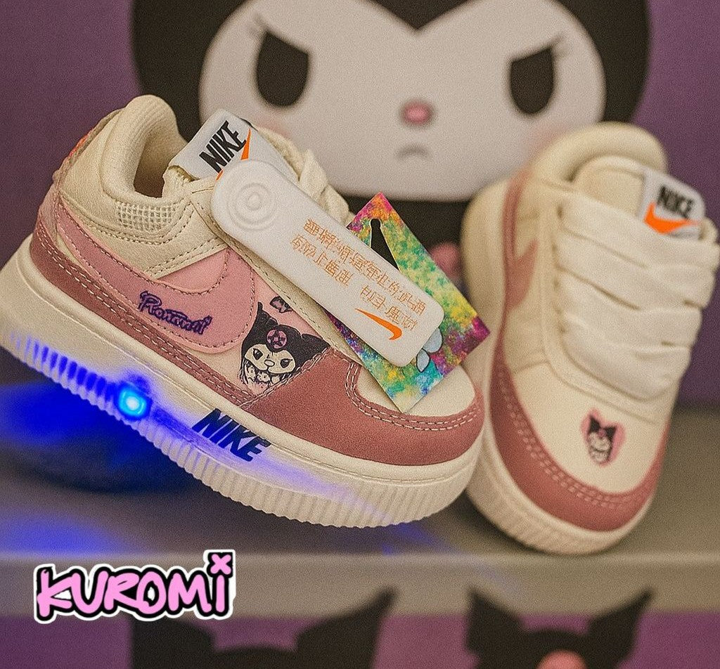 Tenis Nike Power Kids con Luces LED - Stitch y Kumuru
